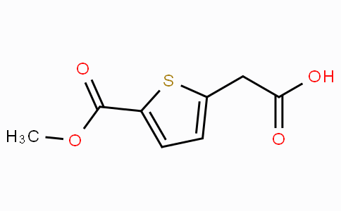 CAS No. 142667-06-9, 2-(5-(Methoxycarbonyl)thiophen-2-yl)acetic acid