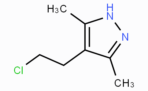 CAS No. 79379-05-8, 3,5-Dimethyl-4'-(2-chloroethyl)-1H-pyrazole