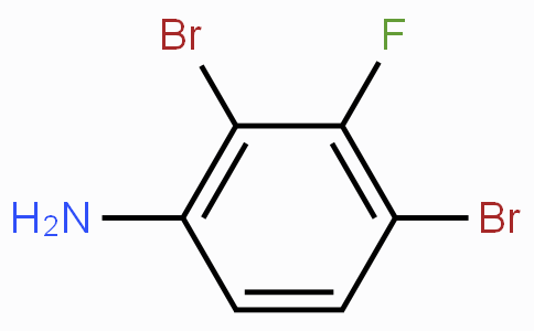 CAS No. 1253889-53-0, 2,4-Dibromo-3-fluoroaniline