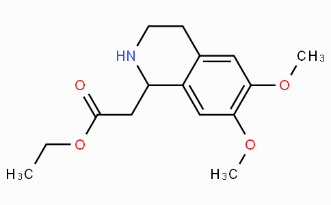 CAS No. 14028-68-3, 1-Carboethoxymethyl-6,7-dimethoxy-1,2,3,4-tetrahydroisoquinoline