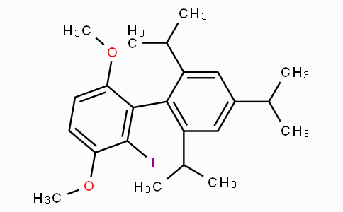 CAS No. 1070663-76-1, 2-Iodo-3,6-dimethoxy-2',4',6'-tri-i-propyl-1,1'-biphenyl