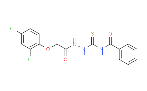 MC209H42 | 123296-08-2 | Acetic acid, (2,4-dichlorophenoxy)-,2-[(benzoylamino)thioxomethyl]hydrazide