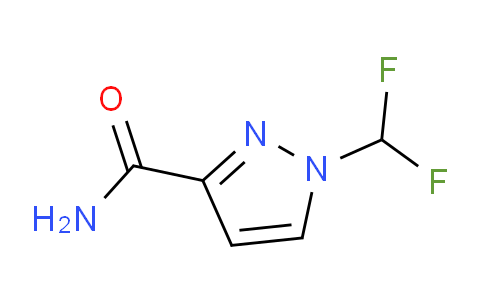 CAS No. 1245771-64-5, 1-(difluoromethyl)-1H-pyrazole-3-carboxamide