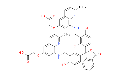1239877-07-6 | 2-[8-[[5'-[[[6-(Carboxymethoxy)-2-methylquinolin-8-yl]amino]methyl]-3',6'-dihydroxy-3-oxospiro[2-benzofuran-1,9'-xanthene]-4'-yl]methylamino]-2-methylquinolin-6-yl]oxyacetic acid