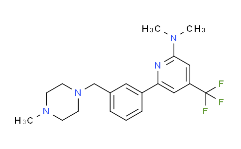 1311278-17-7 | Dimethyl-{6-[3-(4-methyl-piperazin-1-ylmethyl)-phenyl]-4-trifluoromethyl-pyridin-2-yl}-amine