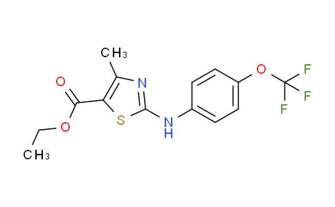 497083-33-7 | Ethyl 4-methyl-2-{[4-(trifluoromethoxy)phenyl]amino}thiazole-5-carboxylate