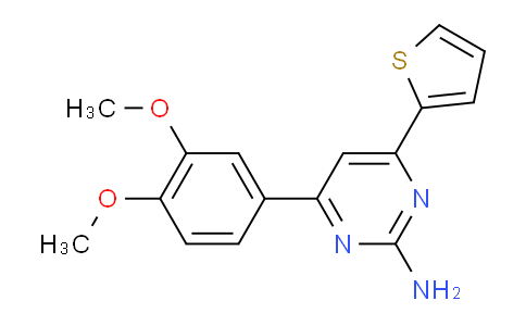 MC20C904 | 1237747-14-6 | 4-(3,4-Dimethoxyphenyl)-6-(thiophen-2-yl)pyrimidin-2-amine