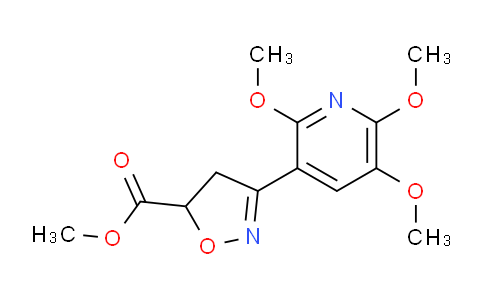 DY20E439 | 1383788-40-6 | Methyl 3-(2,5,6-trimethoxypyridin-3-yl)-4,5-dihydroisoxazole-5-carboxylate