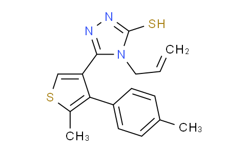 MC20E454 | 777879-45-5 | 4-Allyl-5-(5-methyl-4-(p-tolyl)thiophen-3-yl)-4H-1,2,4-triazole-3-thiol