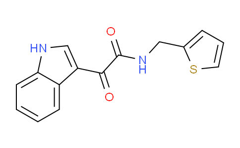 852367-50-1 | 2-(1H-indol-3-yl)-2-oxo-N-(thiophen-2-ylmethyl)acetamide