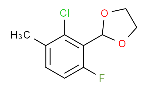 MC20G909 | 773093-09-7 | 2-(2-Chloro-6-fluoro-3-methylphenyl)-1,3-dioxolane