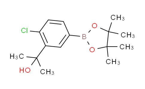 885069-30-7 | 2-[2-氯-5-(4,4,5,5-四甲基-[1,3,2]二氧杂硼杂环戊烷-2-基)-苯基]-丙-2-醇