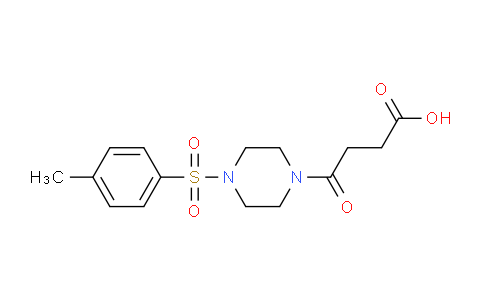 DY20M579 | 736146-17-1 | 4-{4-[(4-メチルフェニル)スルホニル]ピペラジン-1-イル}-4-オキソブタン酸