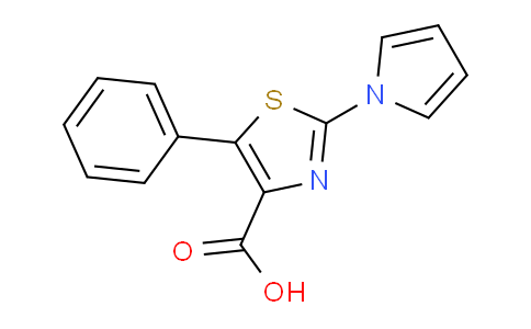 MC20N326 | 1623083-71-5 | 5-phenyl-2-(1H-pyrrol-1-yl)-1,3-thiazole-4-carboxylic acid