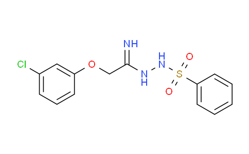 MC20W872 | 321430-88-0 | N'-[2-(3-chlorophenoxy)ethanimidoyl]benzenesulfonohydrazide