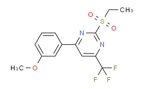 862785-73-7 | 2-(乙磺酰基)-4-(3-甲氧基苯基)-6-(三氟甲基)嘧啶