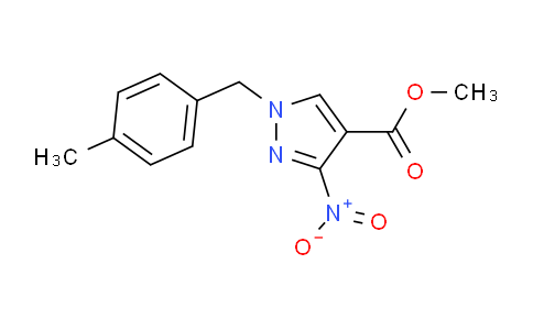 2197544-24-2 | 1H-Pyrazole-4-carboxylic acid, 1-[(4-methylphenyl)methyl]-3-nitro-, methyl ester