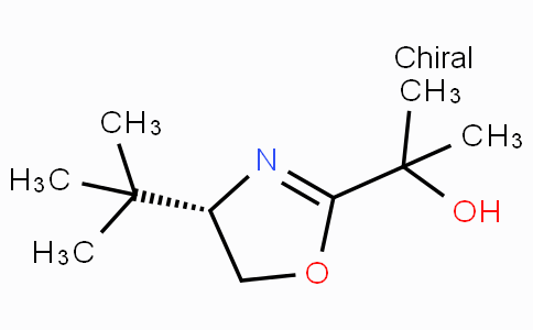CAS No. 204333-19-7, (4S)-(-)-2-(4-t-Butyl-4,5-dihydro-oxazol-2-yl)propan-2-ol