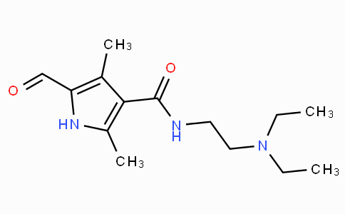 CAS No. 356068-86-5, N-(2-(diethylamino)ethyl)-5-formyl-2,4-dimethyl-1H-pyrrole-3-carboxamide
