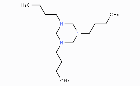 CAS No. 13036-83-4, 1,3,5-Triazine,1,3,5-tributylhexahydro-