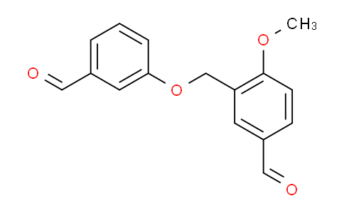 438218-17-8 | 3-(3-formylphenoxy)methyl-4-methoxybenzaldehyde