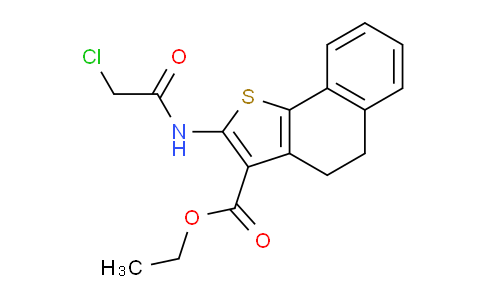 497230-86-1 | Ethyl 2-(chloroacetyl)amino-4,5-dihydronaphtho1,2-bthiophene-3-carboxylate