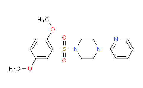 497060-94-3 | 1-(2,5-dimethoxyphenyl)sulfonyl-4-pyridin-2-ylpiperazine