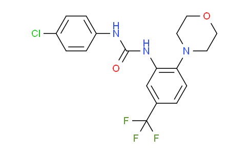 496012-19-2 | 1-(4-Chlorophenyl)-3-(2-morpholin-4-YL-5-(trifluoromethyl)phenyl)urea