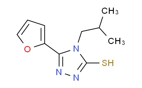438235-35-9 | 5-(furan-2-yl)-4-(2-methylpropyl)-4H-1,2,4-triazole-3-thiol