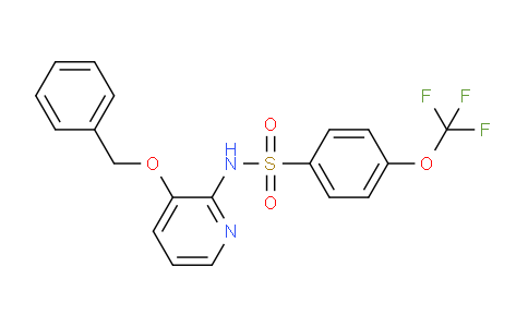 497060-26-1 | N-(3-Phenylmethoxypyridin-2-yl)-4-(trifluoromethoxy)benzenesulfonamide