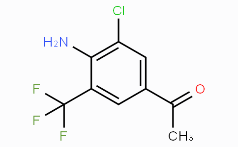 CAS No. 97760-76-4, 1-[4-氨基-3-氯-5-(三氟甲基)苯基]乙酮