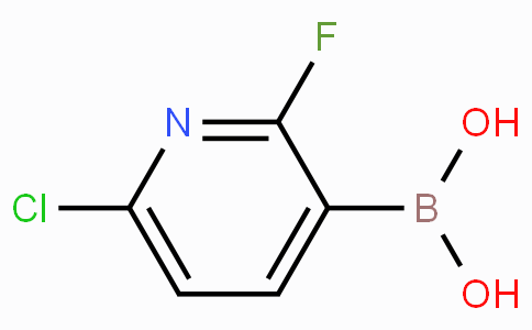 CAS No. 1256345-66-0, 6-Chloro-2-fluoropyridine-3-boronic acid