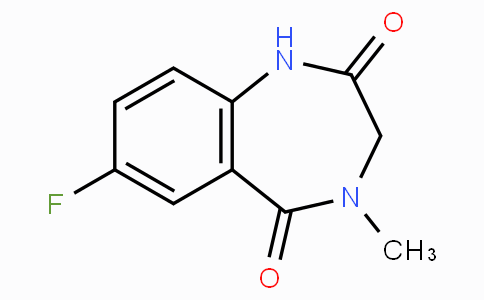 DY21163 | 78755-80-3 | 7-氟-3.4-二氢-4-甲基-2H-1.4-苯并二氮卓-2.5(1H)-二酮