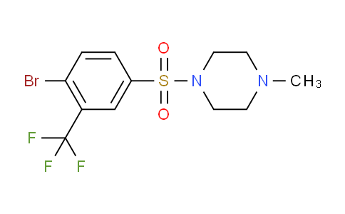 MC211B86 | 486422-42-8 | 1-{4-ブロモ-3-(トリフルオロメチル)フェニルスルホニル}-4-メチルピペラジン