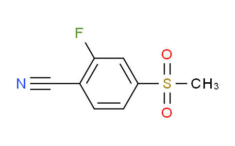411233-40-4 | 2-fluoro-4-(methylsulfonyl)benzonitrile