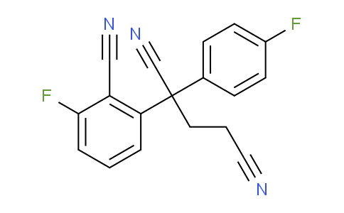 400076-78-0 | 2-(2-cyano-3-fluorophenyl)-2-(4-fluorophenyl)pentanedinitrile