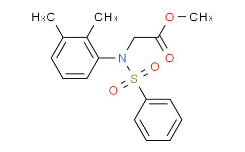 MC212S93 | 431933-99-2 | N-(2,3-二甲基苯基)-N-(苯磺酰基)甘氨酸甲酯