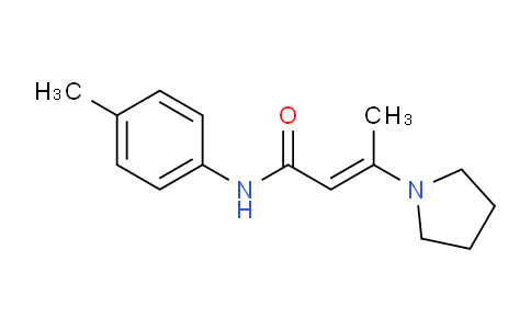 MC213B00 | 337921-22-9 | N-(4-Methylphenyl)-3-(1-pyrrolidinyl)-2-butenamide