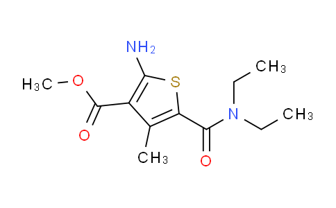 351982-89-3 | Methyl 2-amino-5-(diethylamino)carbonyl-4-methylthiophene-3-carboxylate