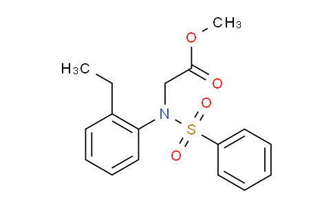 DY213P90 | 333321-33-8 | Methyl N-(2-ethylphenyl)-N-(phenylsulfonyl)glycinate