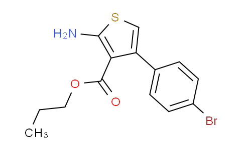 MC214M22 | 350997-21-6 | Propyl 2-amino-4-(4-bromophenyl)thiophene-3-carboxylate