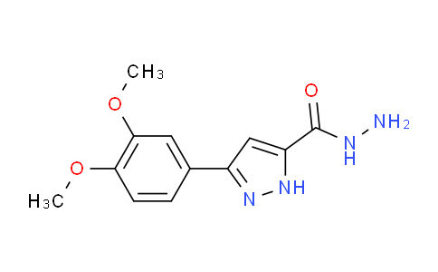 MC214M55 | 305354-90-9 | 3-(3,4-dimethoxyphenyl)-1H-pyrazole-5-carbohydrazide