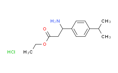 MC216F16 | 255881-56-2 | Ethyl 3-Amino-3-(4-Isopropylphenyl)Propanoate Hydrochloride