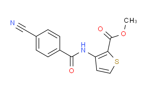 DY216R09 | 330942-99-9 | 2-噻吩甲酸，3-[(4-氰基苯甲酰)氨基]-，甲酯
