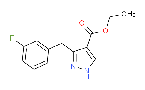 MC217C17 | 2282730-85-0 | 1H-Pyrazole-4-carboxylic acid, 3-[(3-fluorophenyl)methyl]-, ethyl ester