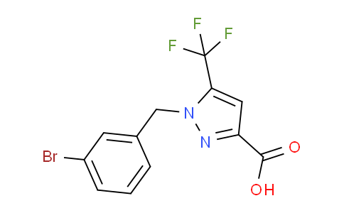 2101197-53-7 | 1-(3-bromobenzyl)-5-(trifluoromethyl)-1H-pyrazole-3-carboxylic acid