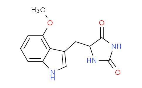 2102408-76-2 | 5-((4-methoxy-1H-indol-3-yl)methyl)imidazolidine-2,4-dione
