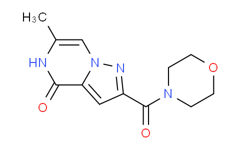 MC218Z45 | 2108716-09-0 | Pyrazolo[1,5-a]pyrazin-4(5H)-one, 6-methyl-2-(4-morpholinylcarbonyl)-