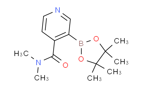 MC219N67 | 2096334-76-6 | N,N-DIMETHYL-3-(4,4,5,5-TETRAMETHYL-1,3,2-DIOXABOROLAN-2-YL)ISONICOTINAMIDE