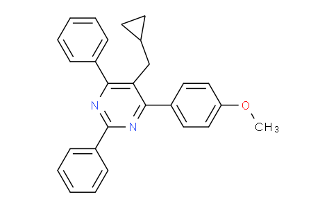 DY21A935 | 2067287-48-1 | 5-(环丙基甲基)-4-(4-甲氧基苯基)-2,6-二苯基嘧啶